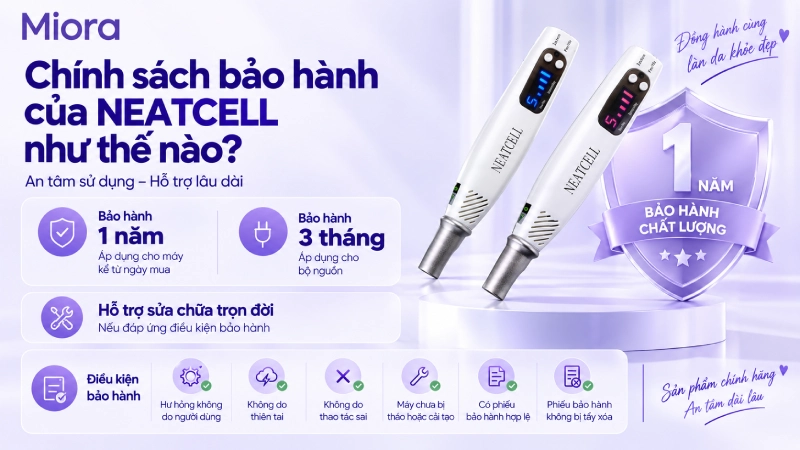 Bút laser picosecond NEATCELL: Điều chỉnh năng lượng và tần số riêng, có phiên bản đèn đỏ và đèn xanh