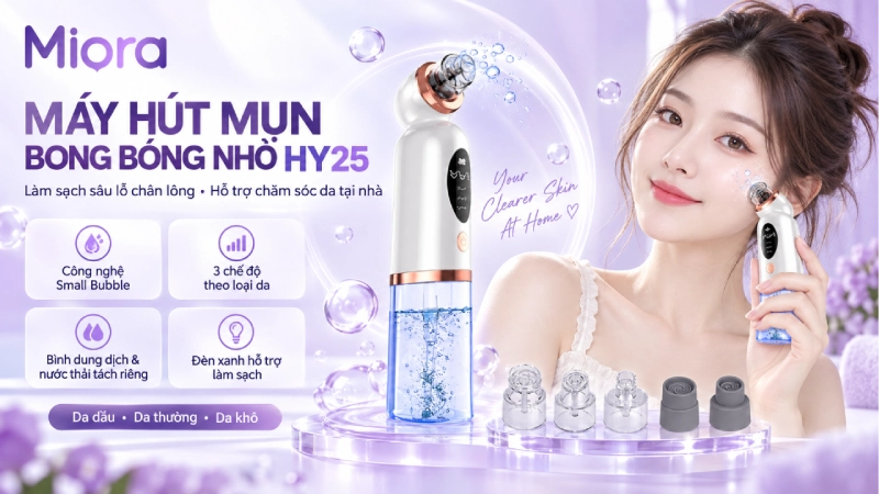 Máy hút mụn bong bóng HY25