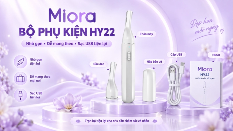 [QA] Máy tỉa lông mày HY22 (Miora #560)