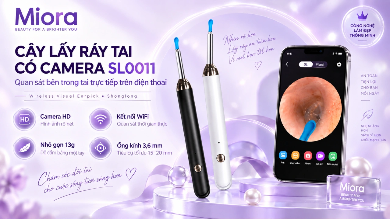 Cây lấy ráy tai camera SL0011