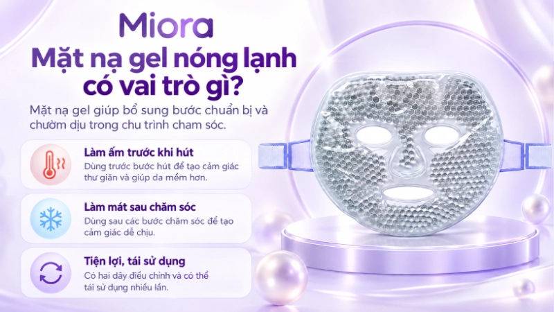 Combo làm sạch sâu lỗ chân lông MIORA Combo 2