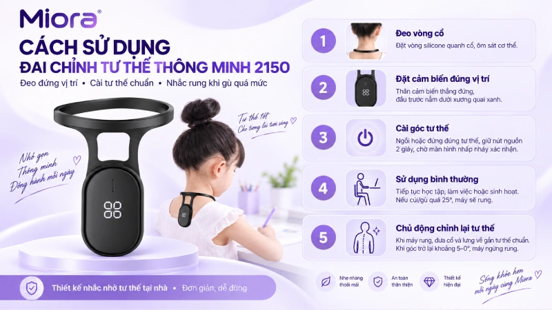 Đai chỉnh tư thế thông minh 2150