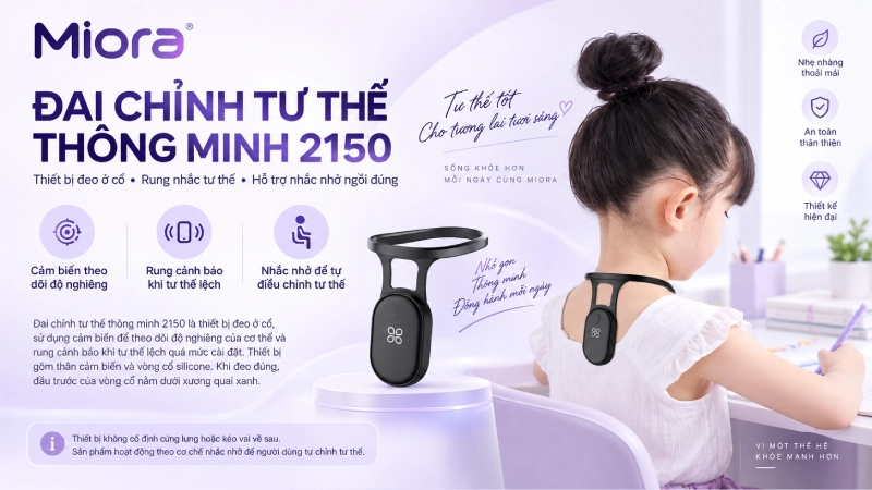 Đai chỉnh tư thế thông minh 2150