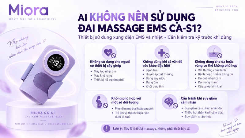 Đai massage tay/bắp tay xung điện EMS CA-S1