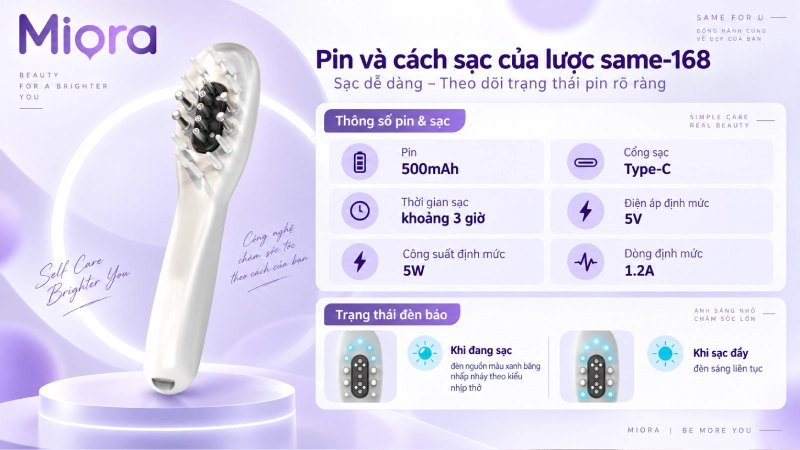 Lược mọc tóc SAME FOR U same-168