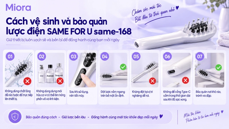 Lược mọc tóc SAME FOR U same-168