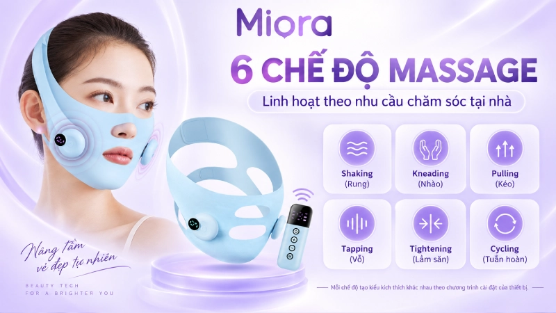 Mặt nạ nâng cơ xung điện thông minh
