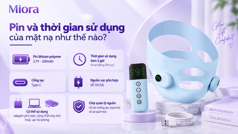 Mặt nạ nâng cơ xung điện thông minh