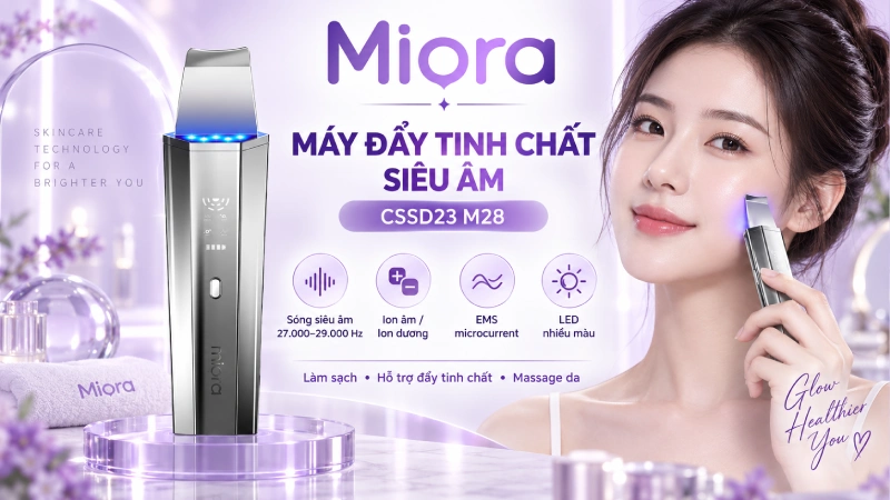 Máy đẩy tinh chất siêu âm M28