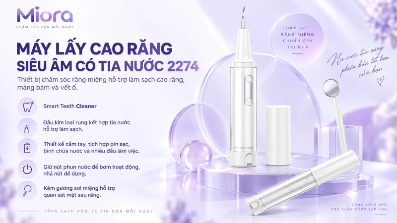 Máy lấy cao răng siêu âm có tia nước 2274