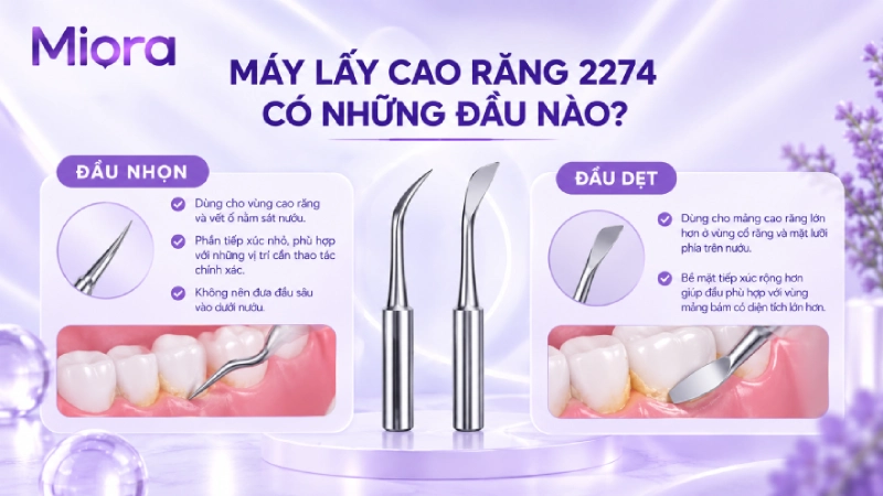 Máy lấy cao răng siêu âm có tia nước 2274