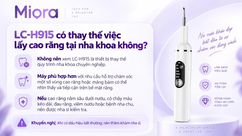 Máy lấy cao răng siêu âm LC-H915