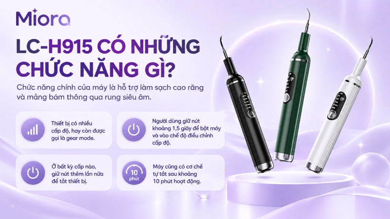 Máy lấy cao răng siêu âm LC-H915