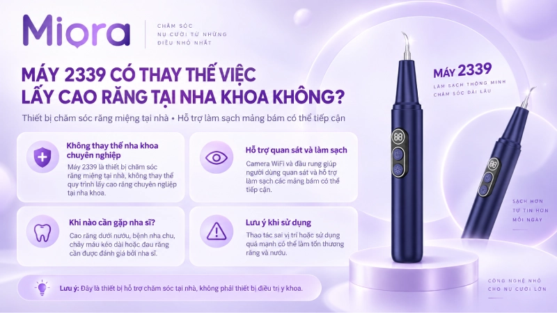 Máy lấy cao răng siêu âm có camera WiFi 2339