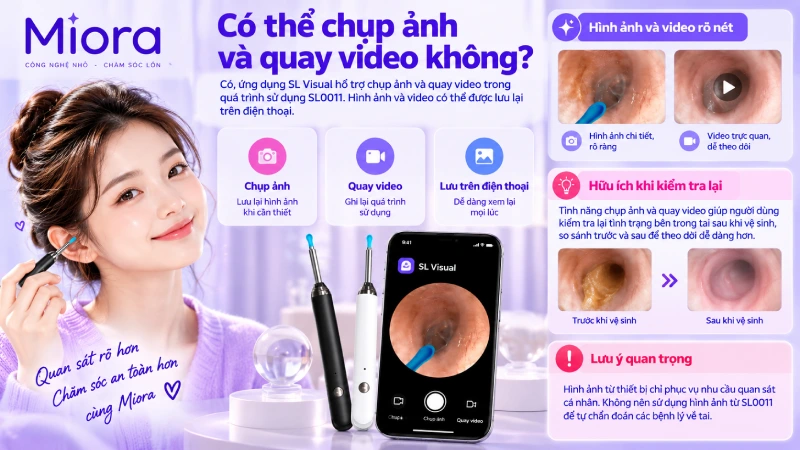 Cây lấy ráy tai camera SL0011