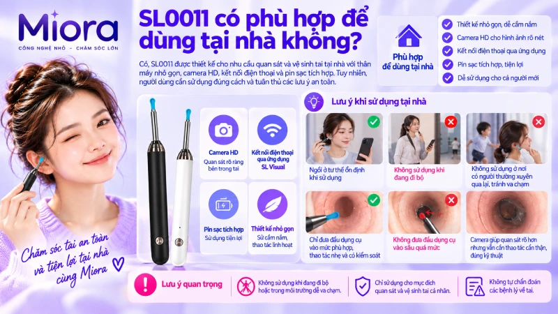 Cây lấy ráy tai camera SL0011