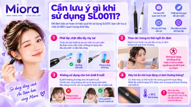 Cây lấy ráy tai camera SL0011