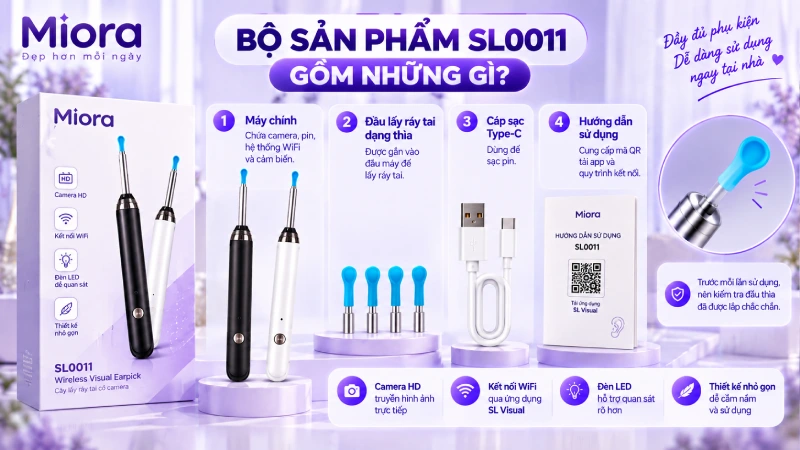 Cây lấy ráy tai camera SL0011