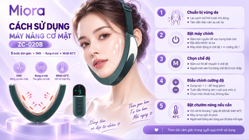 Máy nâng cơ mặt thông minh ZC-020B