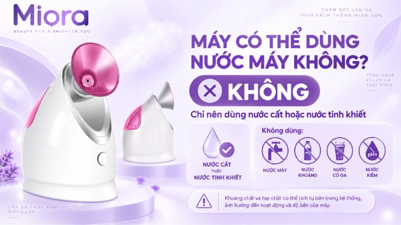 Máy xông mặt phun sương ion K·SKIN KD2331A